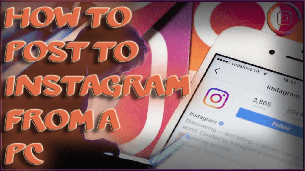how to post on instagram from a computer
